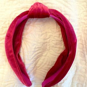 Pink Velvet Headband